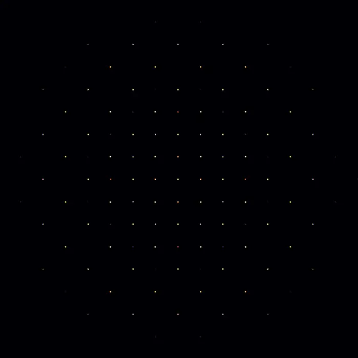 Diffraction pattern of structure 02