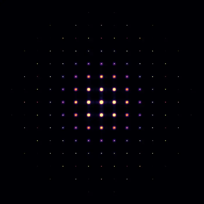Diffraction pattern of structure 06
