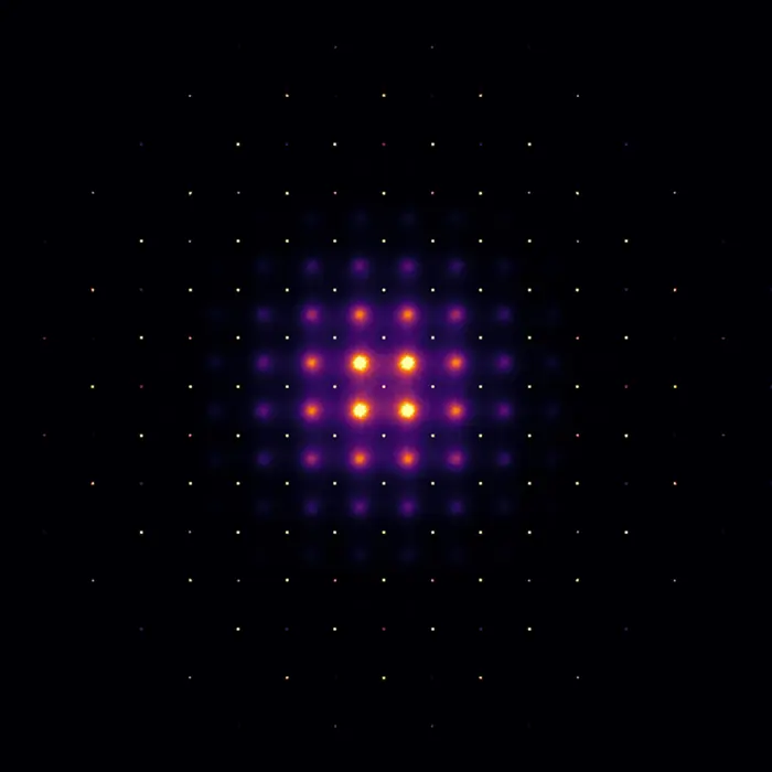 Diffraction pattern of structure 07