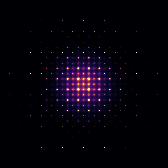 Diffraction pattern of structure 08