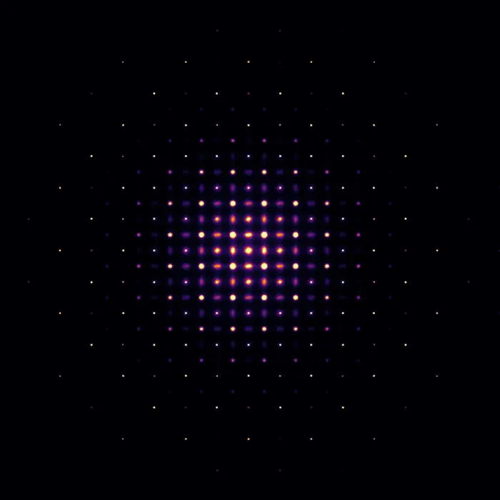 Diffraction pattern of structure 09