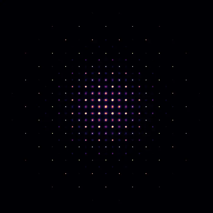 Diffraction pattern of structure 10