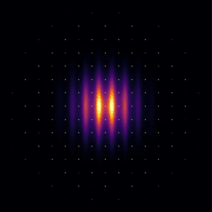 Diffraction pattern of structure 16