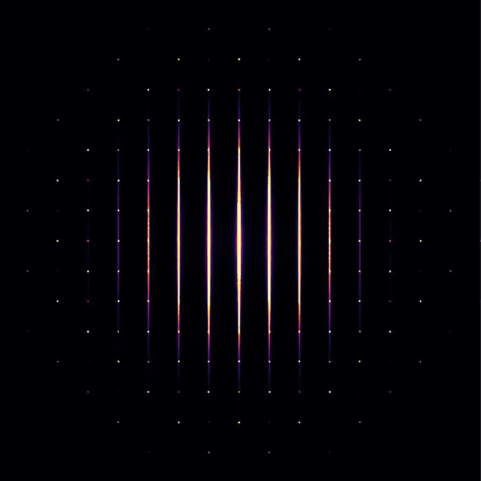 Diffraction pattern of structure 17