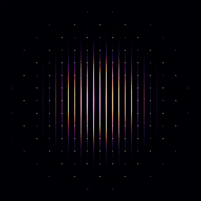 Diffraction pattern of structure 18