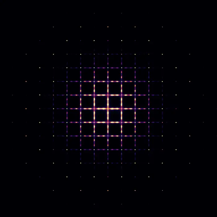 Diffraction pattern of structure 19