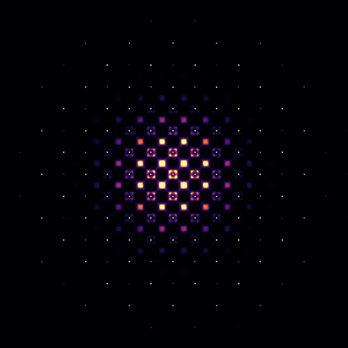 Diffraction pattern of structure 20
