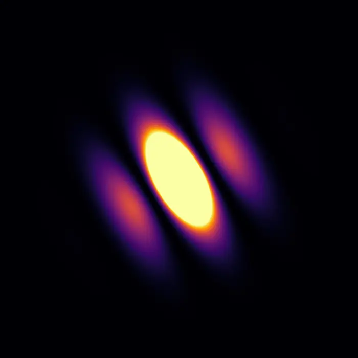 Diffraction pattern of structure 02