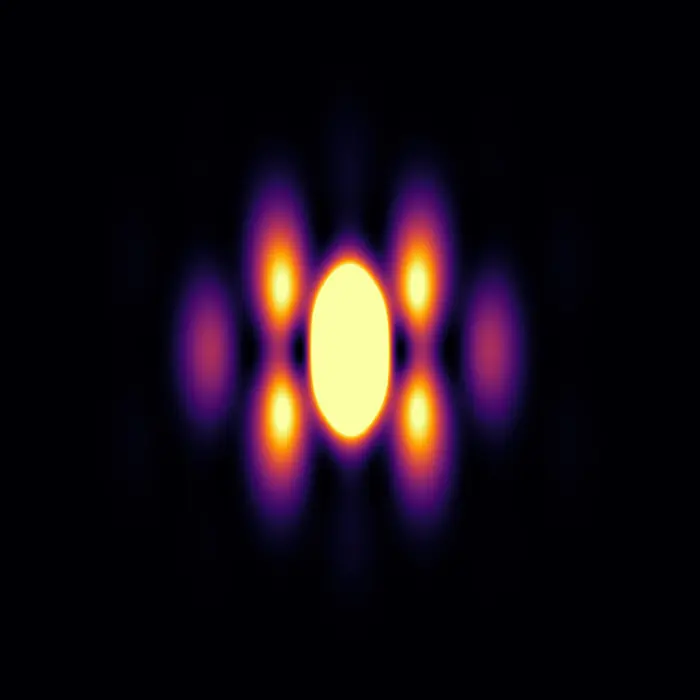 Diffraction pattern of structure 05