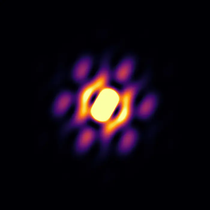 Diffraction pattern of structure 06