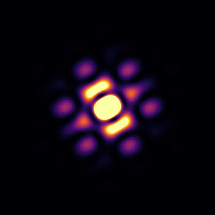 Diffraction pattern of structure 07