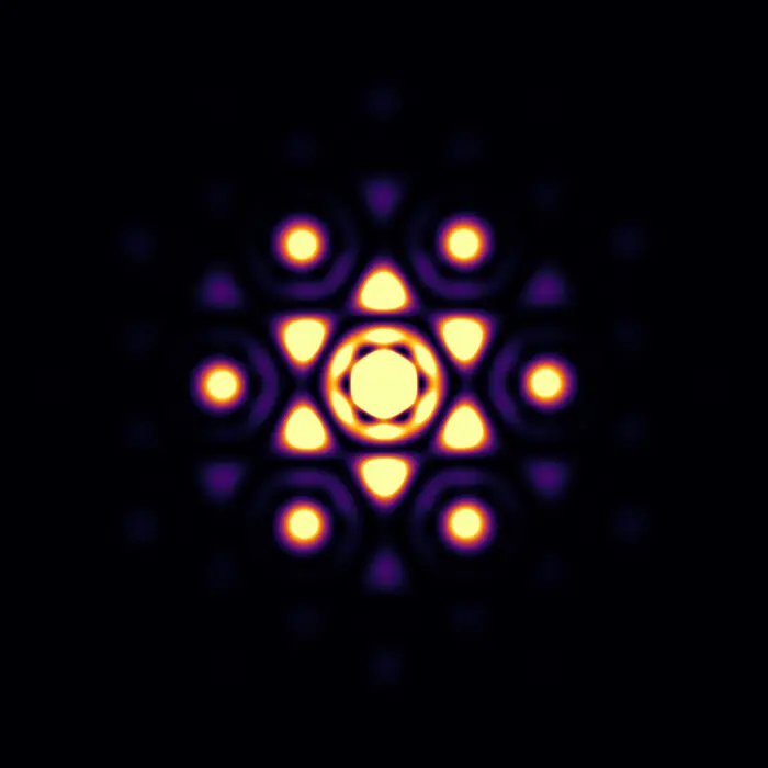 Diffraction pattern of structure phenalene