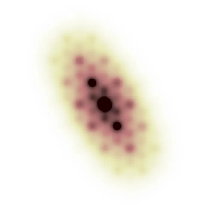 Diffraction pattern of structure 02