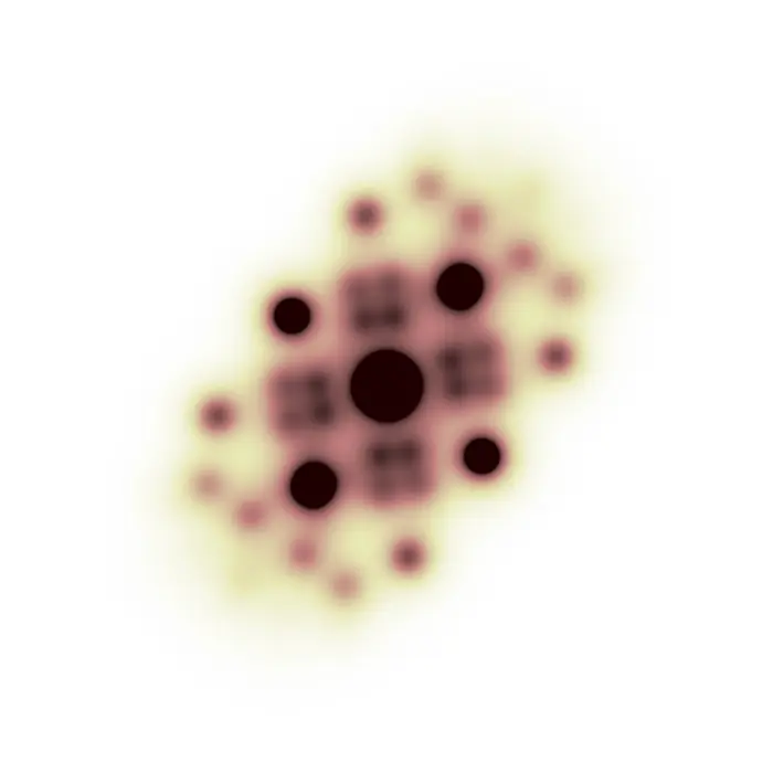 Diffraction pattern of structure 06