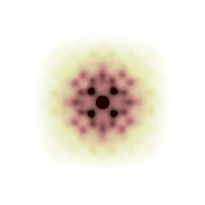 Diffraction pattern of structure 08