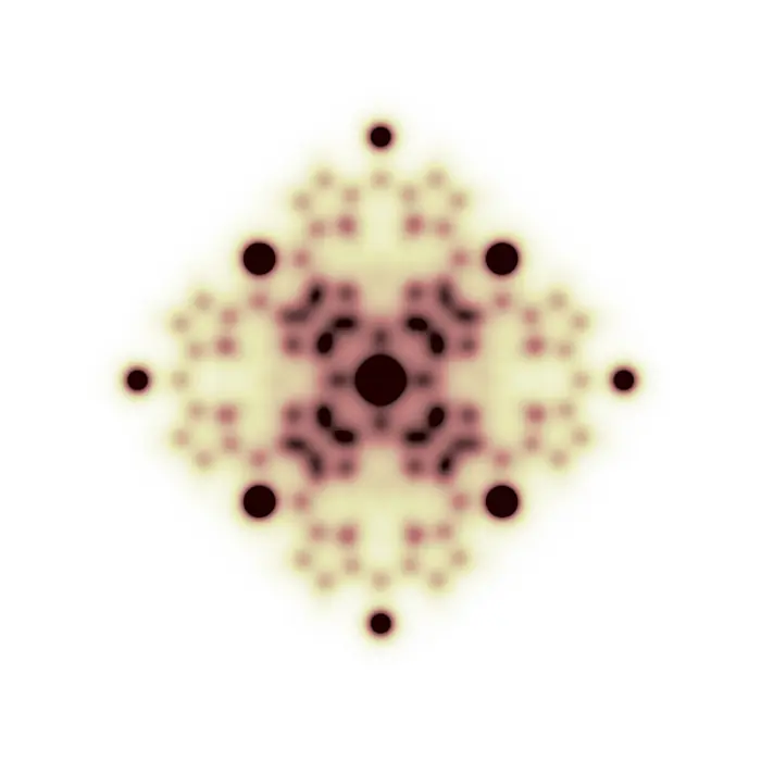 Diffraction pattern of structure 09