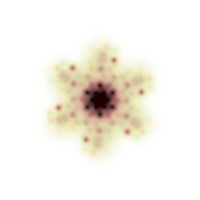 Diffraction pattern of structure 11