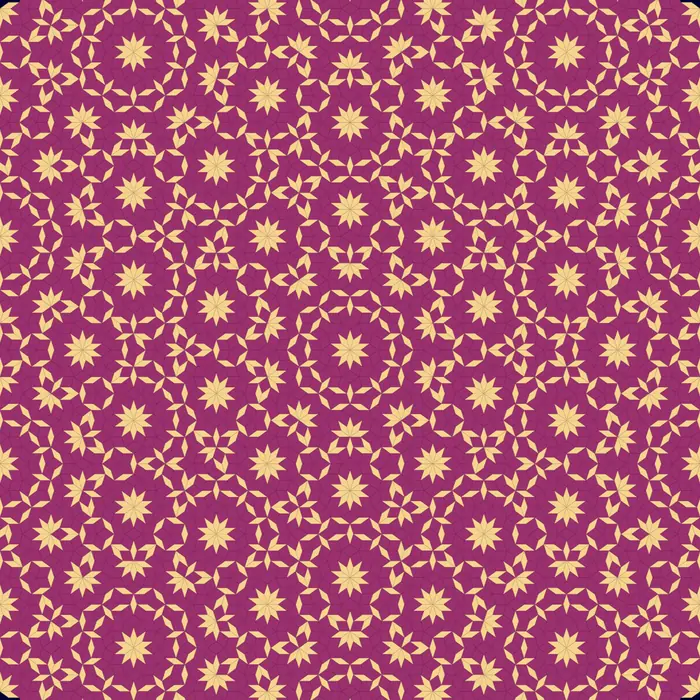 4. Penrose tiling #1 and its Fourier transform (crystal size: 500 tiles radius), real space