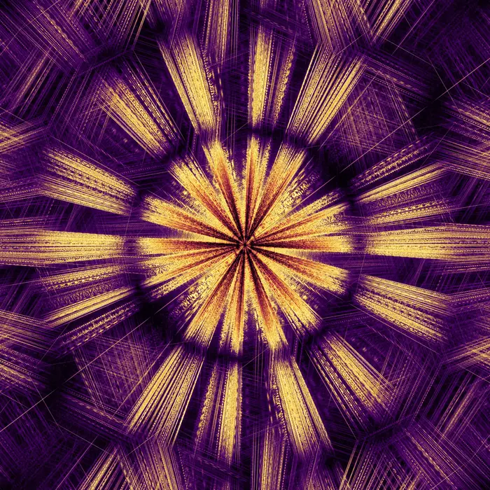 38. A spider web and its Fourier transform, reciprocal space