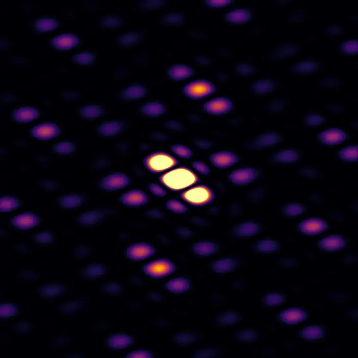 Diffraction pattern of structure 02