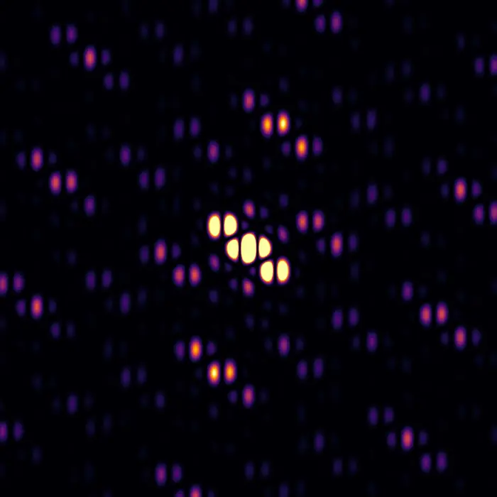 Diffraction pattern of structure 03