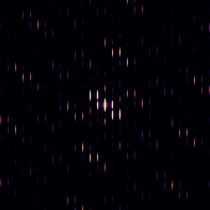 Diffraction pattern of structure 05