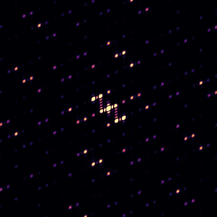 Diffraction pattern of structure 07
